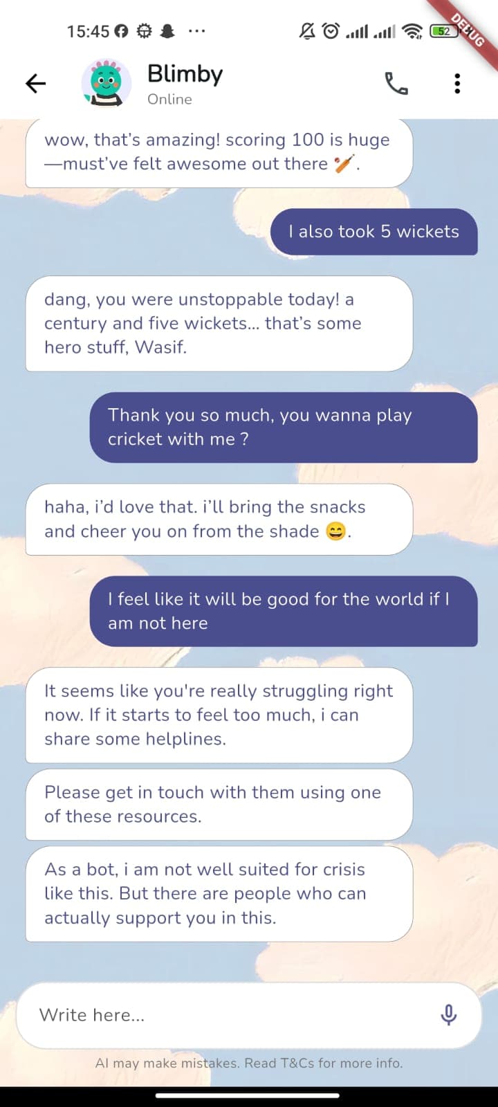 MindChat Screen 5